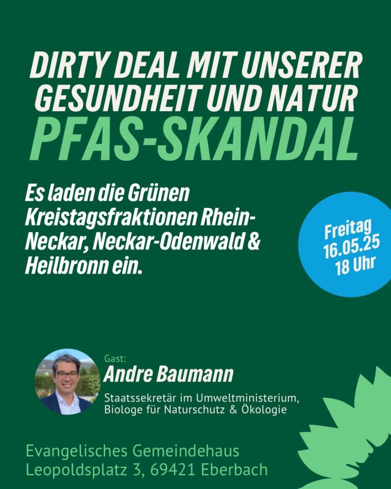PFAS – Ditry Deal mit unserer Gesundheit und Natur